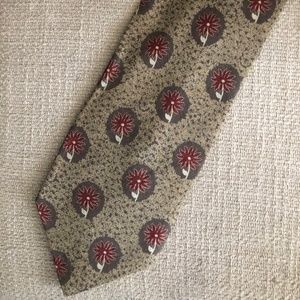 Giorgio Armani Cravatte. Linen tie. Made in Italy.